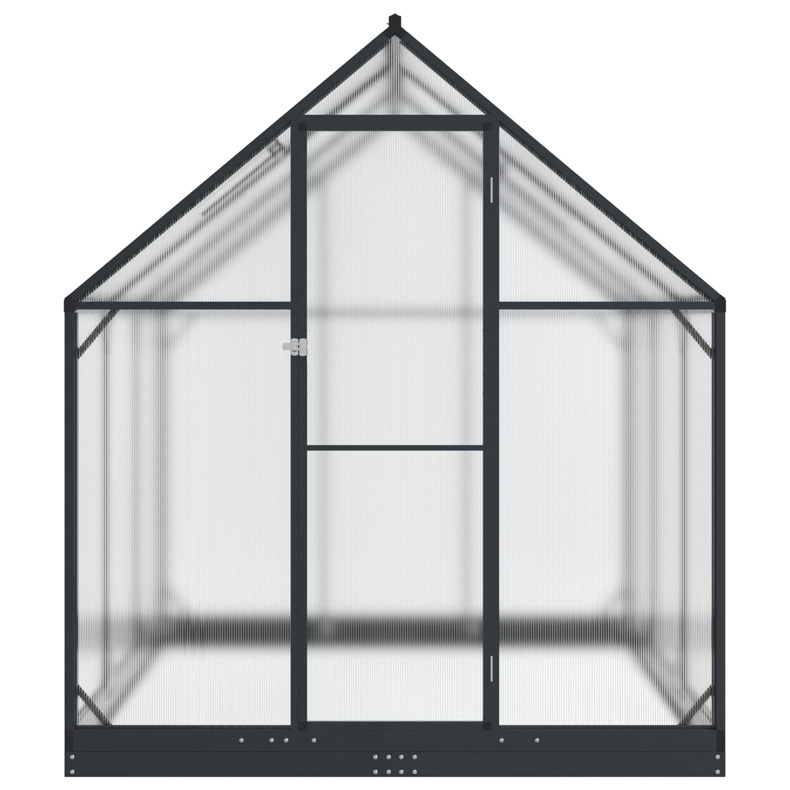 Tuin Serre met de deur Antracietkleurig 183,5 x 183,5 x 207 cm image 4