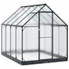 vidaXL Aia kasvuhoone 183,5 x 243,5 x 207 cm