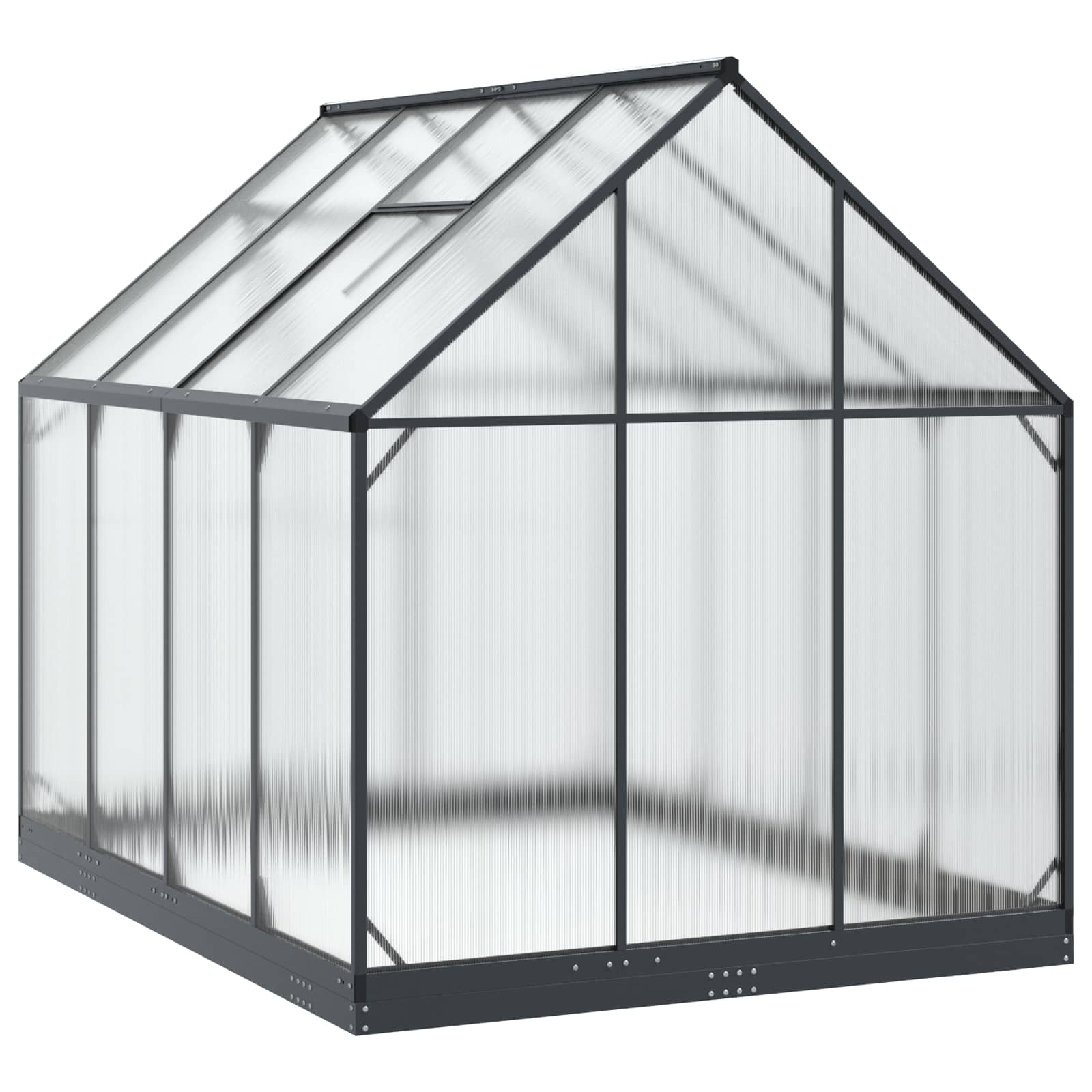 Tuin Serre met de deur Antracietkleurig 183,5 x 243,5 x 207 cm image 6