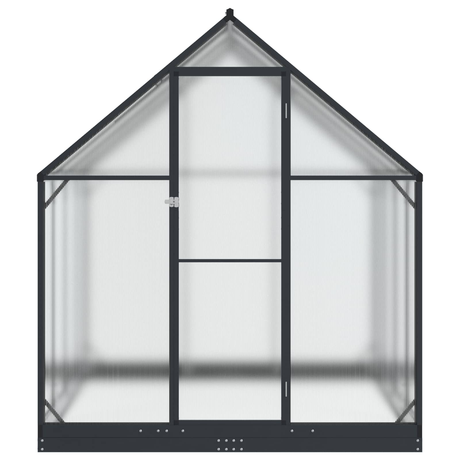 Tuin Serre met de deur Antracietkleurig 183,5 x 243,5 x 207 cm image 4