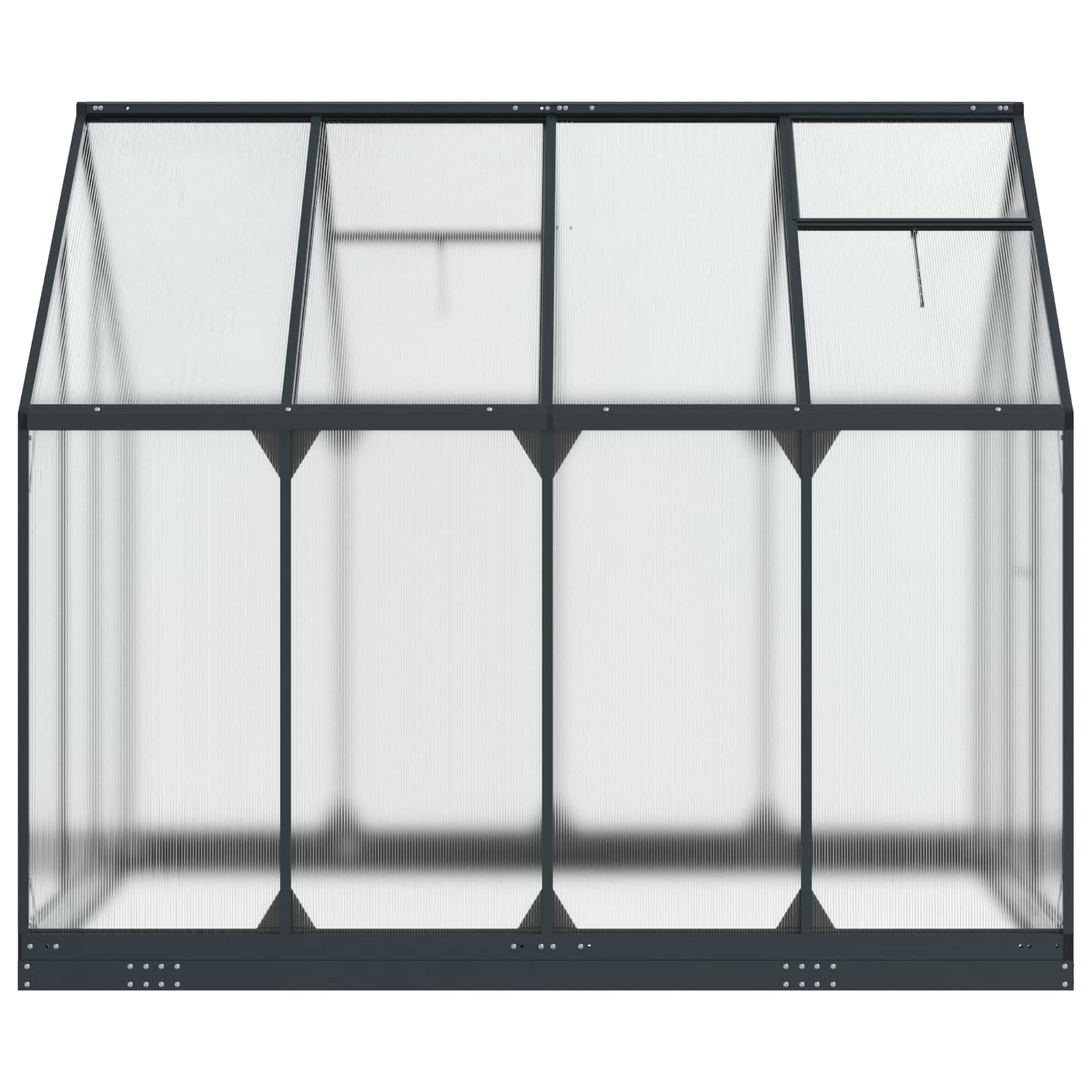 Tuin Serre met de deur Antracietkleurig 183,5 x 243,5 x 207 cm image 5