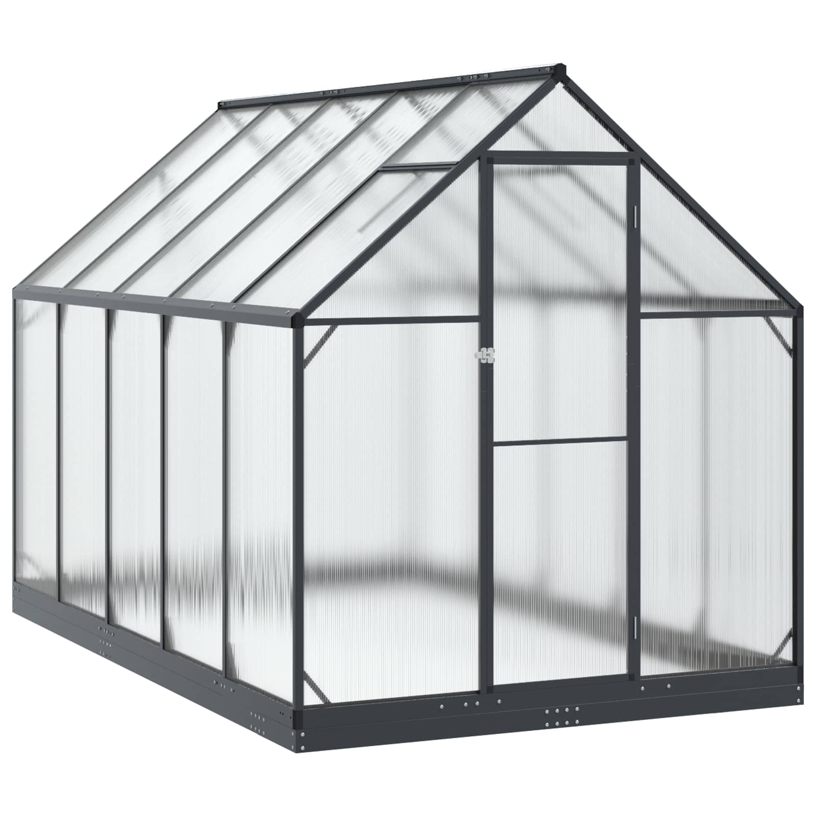 Tuin Serre met de deur Antracietkleurig 183,5 x 303,5 x 207 cm image 2