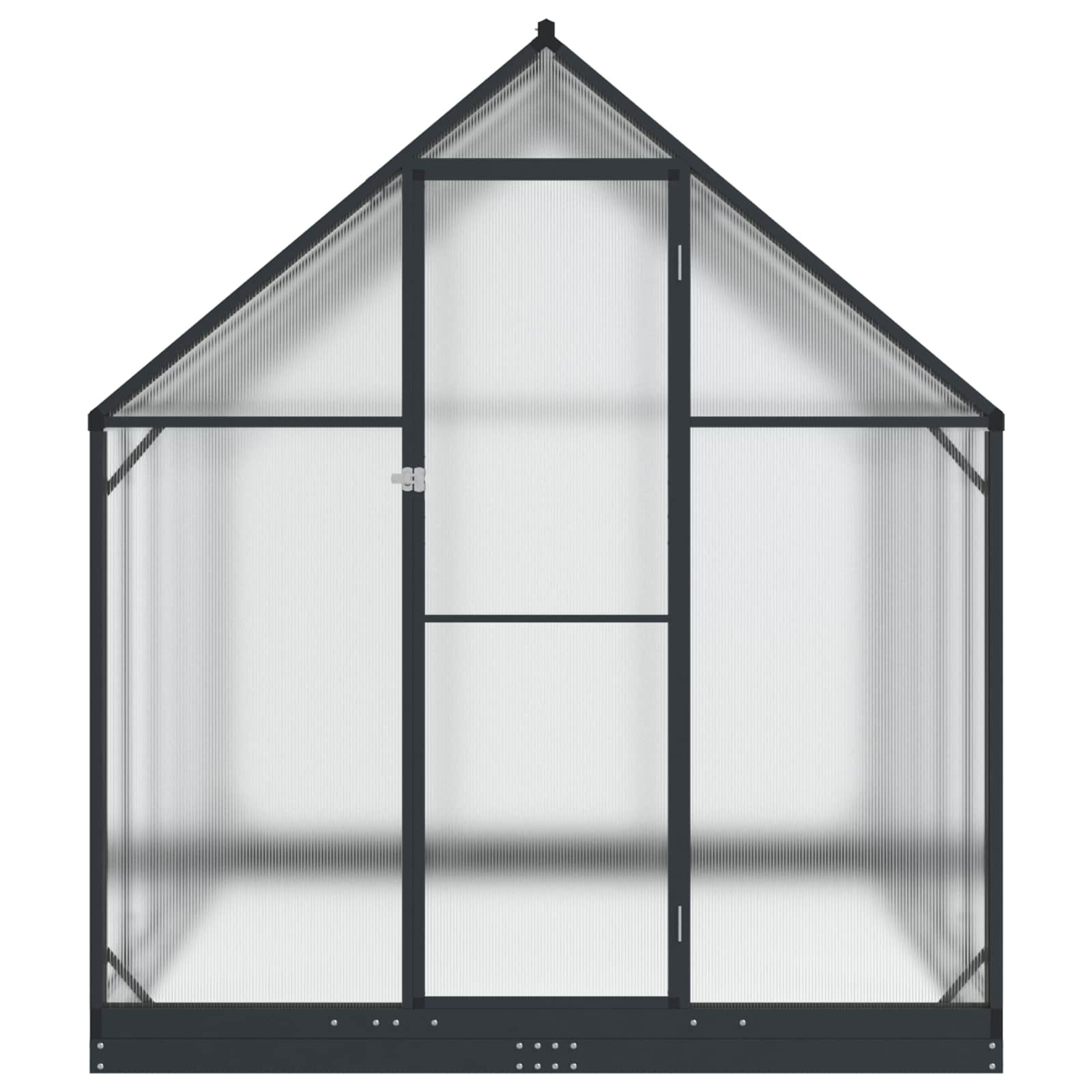 Tuin Serre met de deur Antracietkleurig 183,5 x 303,5 x 207 cm image 4