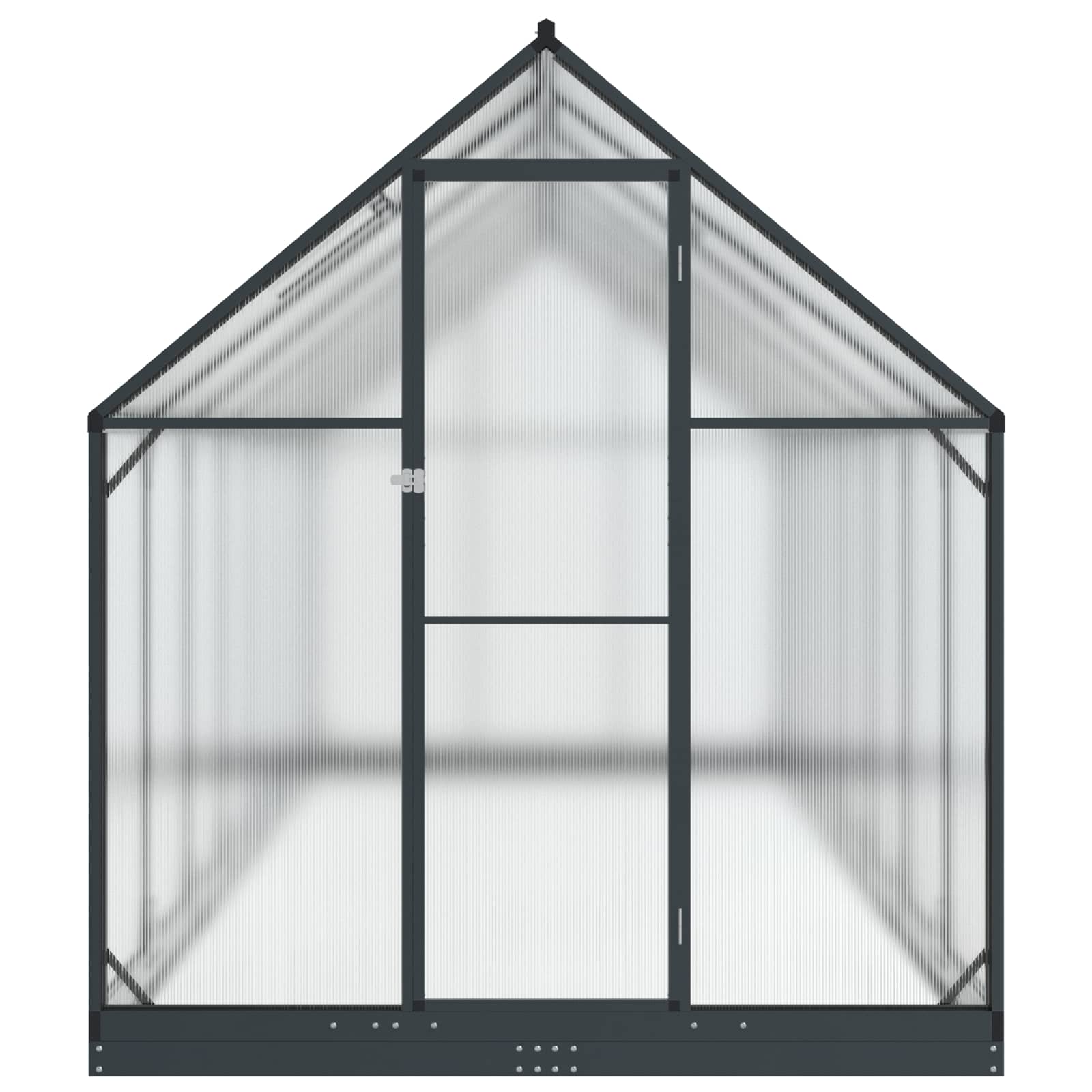 Tuin Serre met de deur Antracietkleurig 183,5 x 423,5 x 207 cm image 3