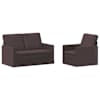 vidaXL Diivanikomplekt 2 pcs Tume pruun kangas