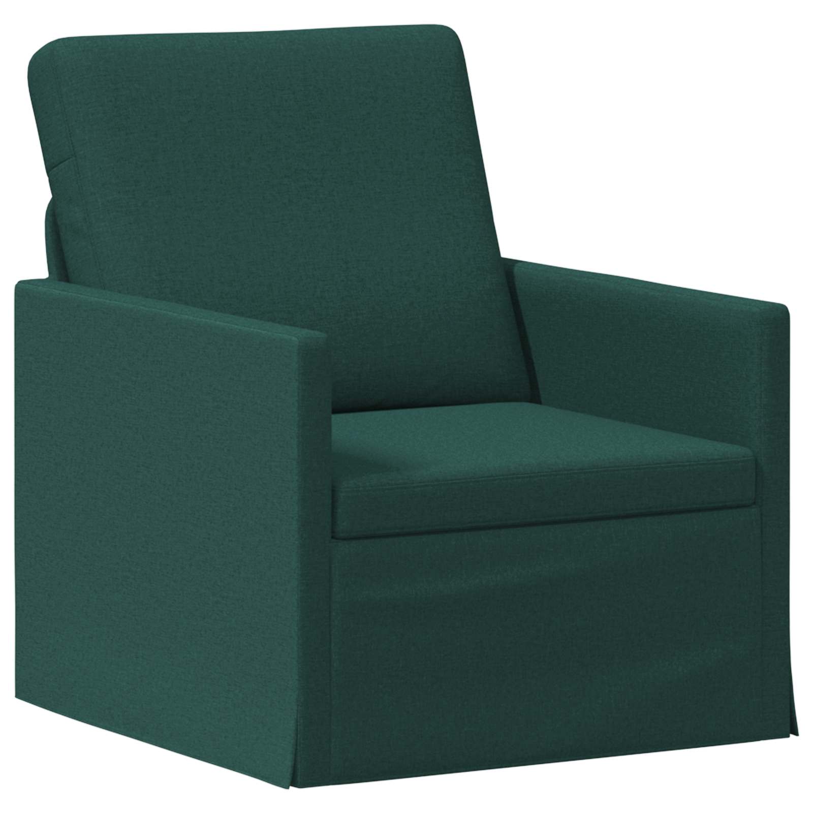 Kavčna garnitura 2 pcs Temno zelena Blago