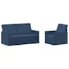 vidaXL Diivanikomplekt 2 pcs Sinine kangas