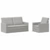 vidaXL Diivanikomplekt 2 pcs Pilvine hall kangas