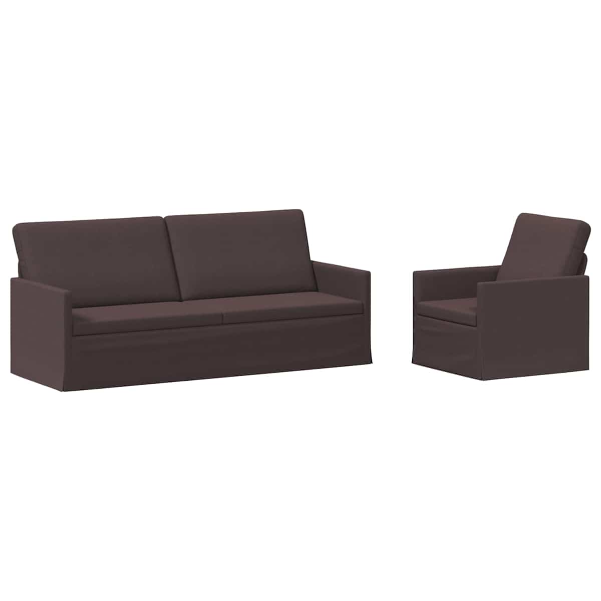 Sofa Sæt 2 pcs Stof - Billede 2