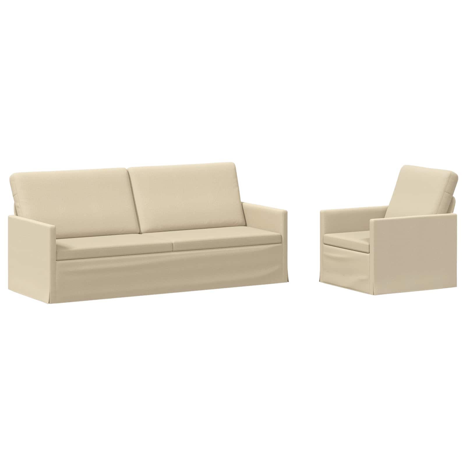 Kavčna garnitura 2 pcs Krem Blago