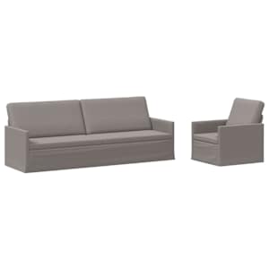 vidaXL Diivanikomplekt 2 pcs Pruunikashall kangas
