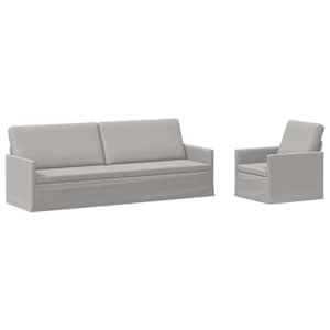 vidaXL Diivanikomplekt 2 pcs Pilvine hall kangas