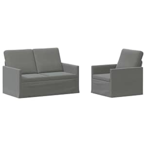 vidaXL Diivanikomplekt 2 pcs Tumehall Samet