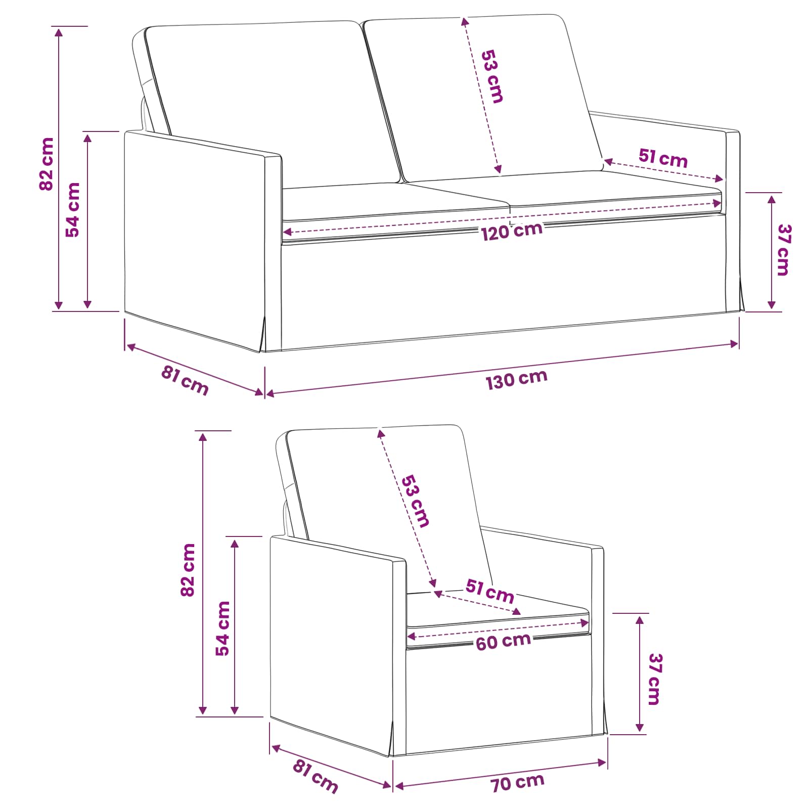 Kavčna garnitura 2 pcs Temno zelena Žamet