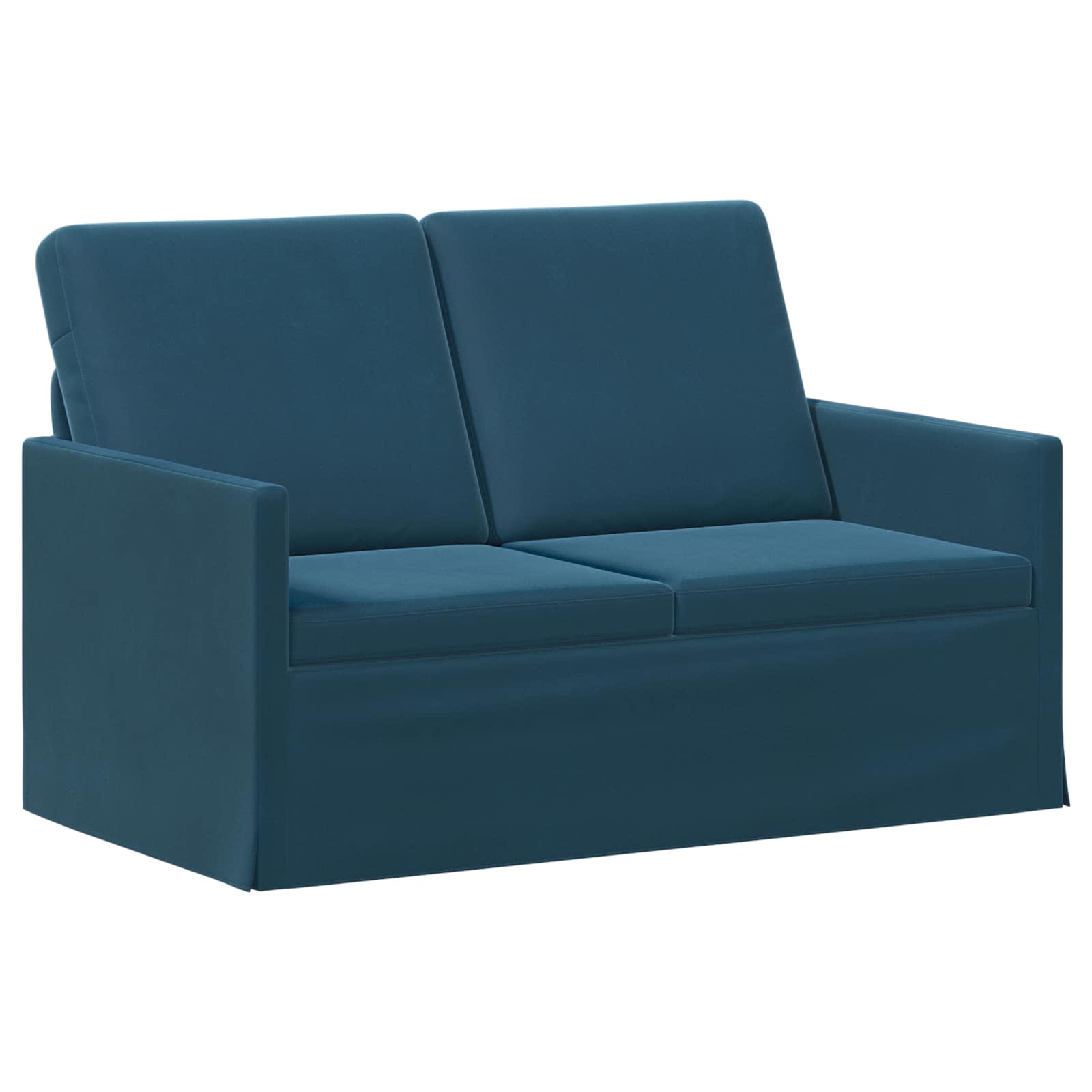 Kavčna garnitura 2 pcs Modra Žamet