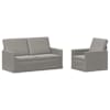 vidaXL Diivanikomplekt 2 pcs Helehall Samet