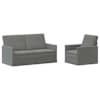 vidaXL Diivanikomplekt 2 pcs Tumehall Samet