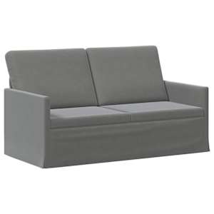 Set pohovek 2 ks Pro 3 osobu Tmavě šedá 150 x 81 x 82 cm Samet - obrázek 4