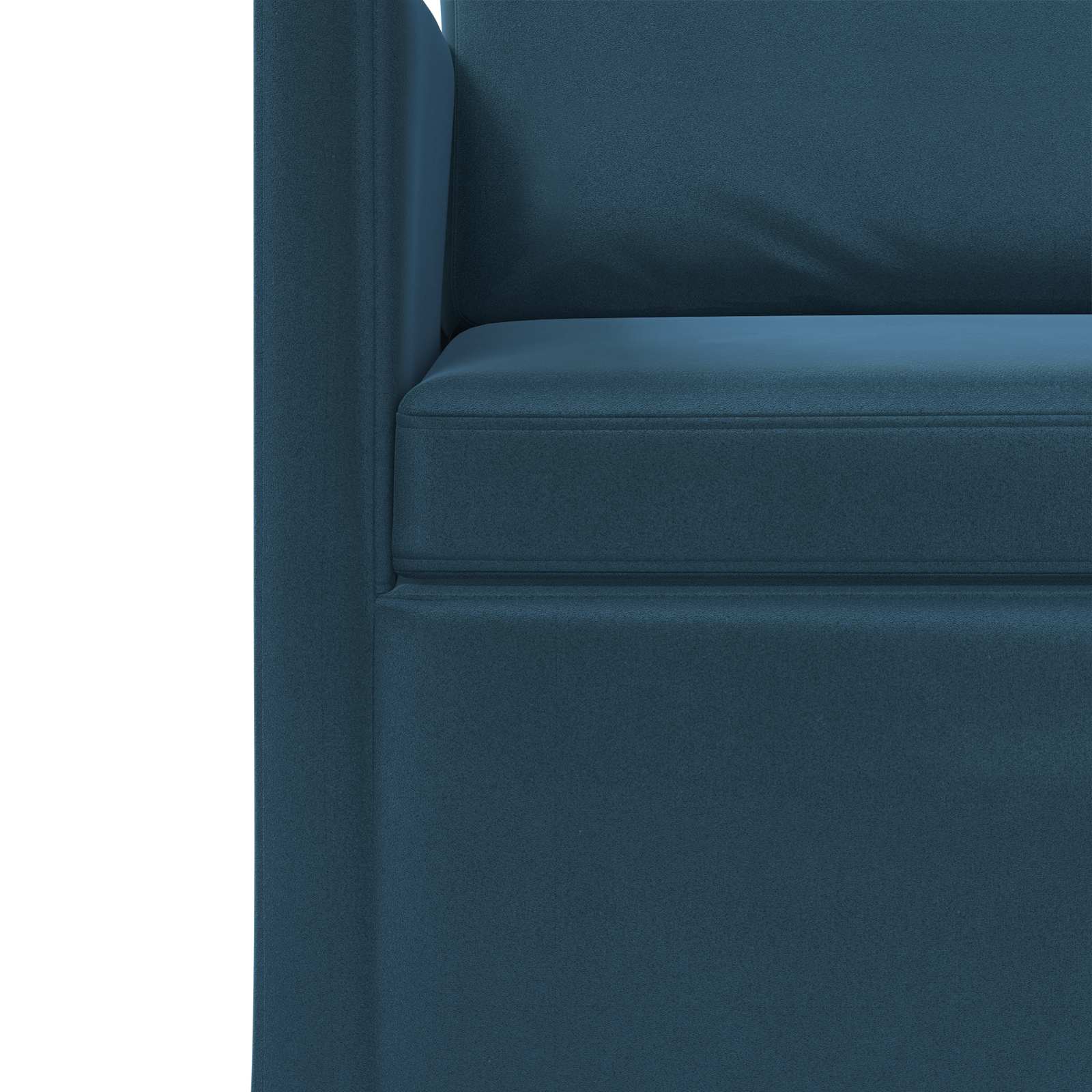Kavčna garnitura 2 pcs Modra Žamet