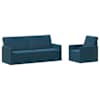 vidaXL Diivanikomplekt 2 pcs Sinine Samet