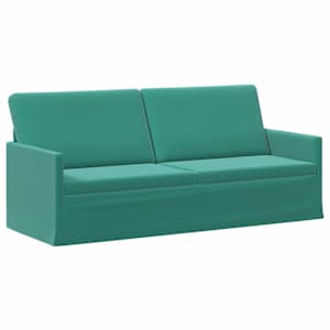 Set pohovek 2 ks Pro 4 osobu Tyrkysová 190 x 81 x 82 cm Samet - obrázek 4