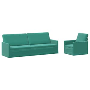 vidaXL Diivanikomplekt 2 pcs T&uuml;rkiis Samet