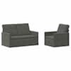 vidaXL Diivanikomplekt 2 pcs Tumehall Korter kangas