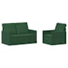 vidaXL Diivanikomplekt 2 pcs Jungle roheline Korter kangas