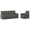 vidaXL Diivanikomplekt 2 pcs Tumehall Korter kangas