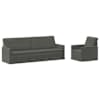 vidaXL Diivanikomplekt 2 pcs Tumehall Korter kangas