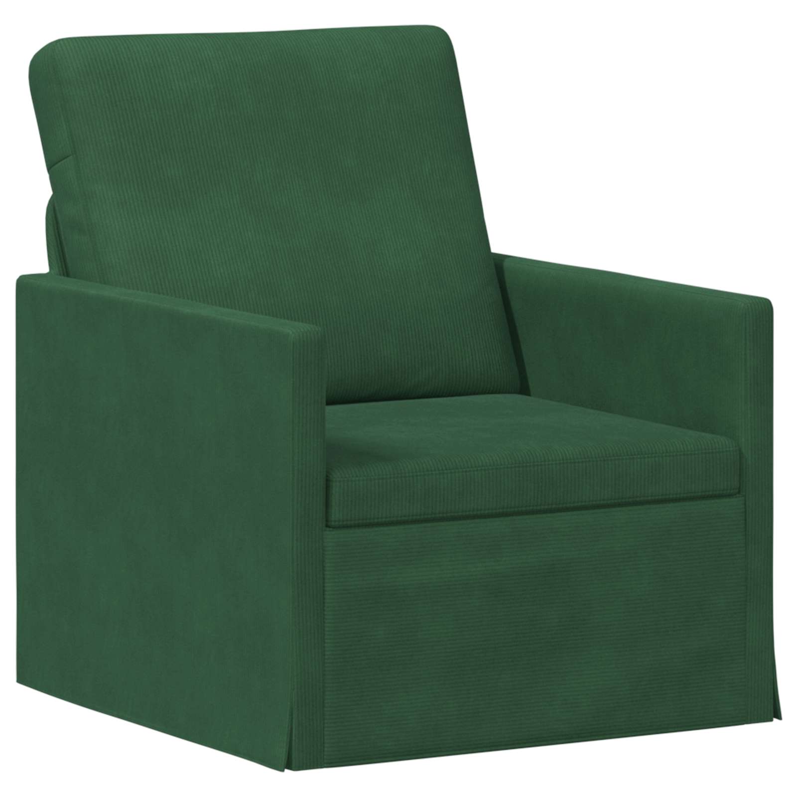 Kavčna garnitura 2 pcs Jungle Zelena Žametna tkanina
