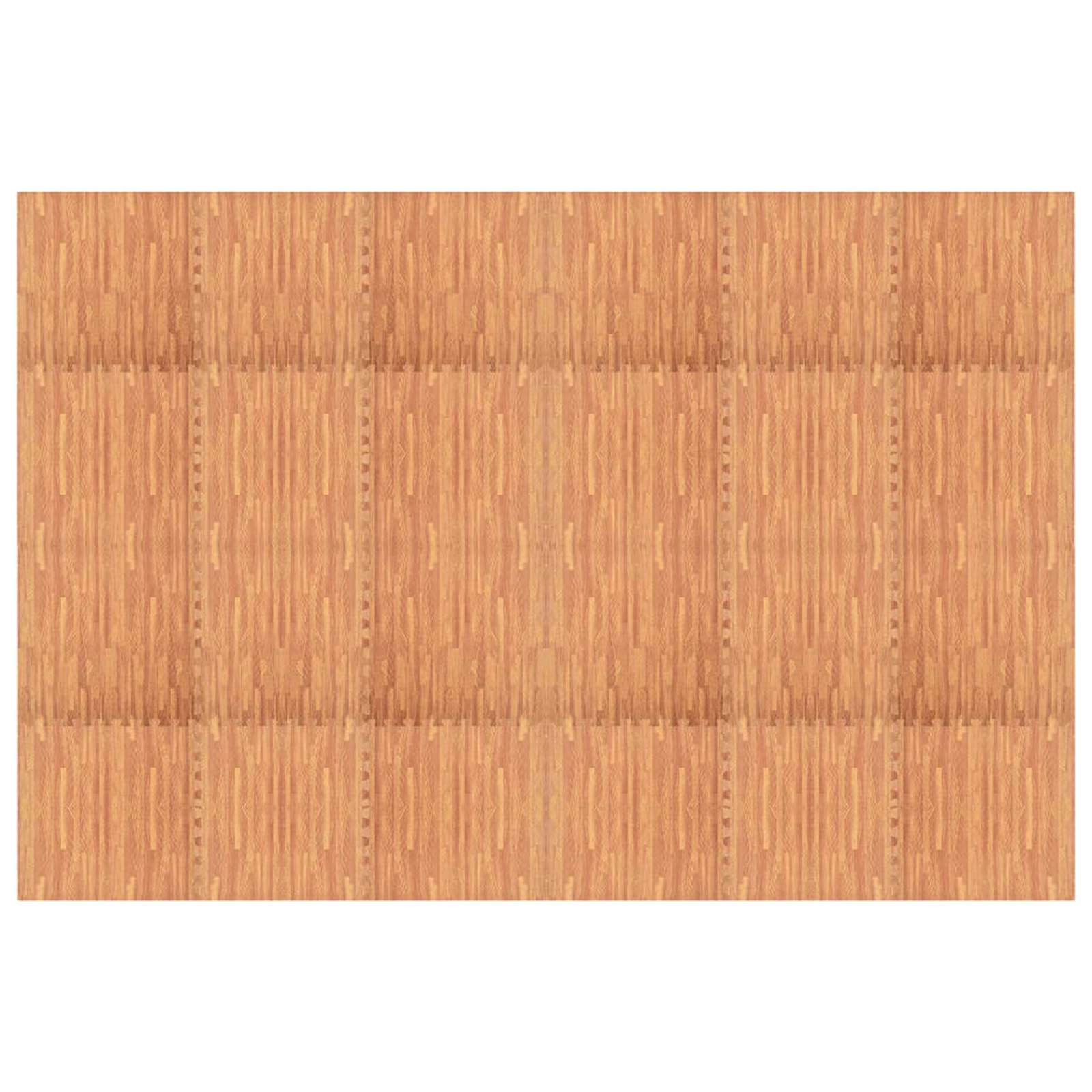 Thumbnail - vidaXL Puzzle-Übungsmatten 24 pcs Braun 8,64 ㎡ EVA-Schaum