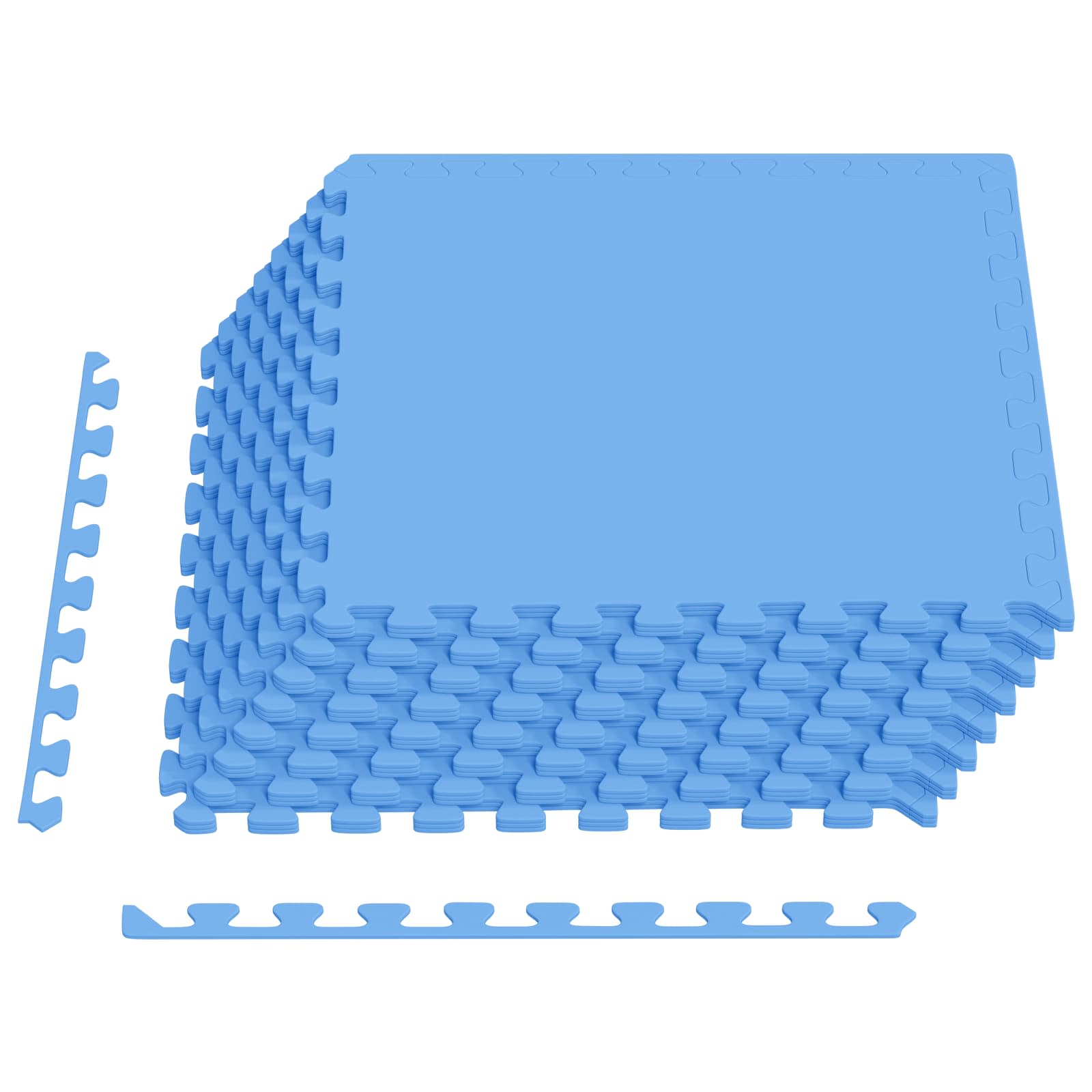Zwembad Grondmat 24 pcs Blauw 8,64 m² EVA Schuim image 2
