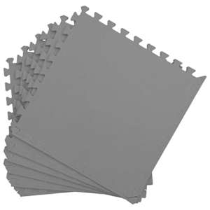 Rohož pod bazén 40 pcs Šedá 14,4 m² EVA pěna - obrázek 3