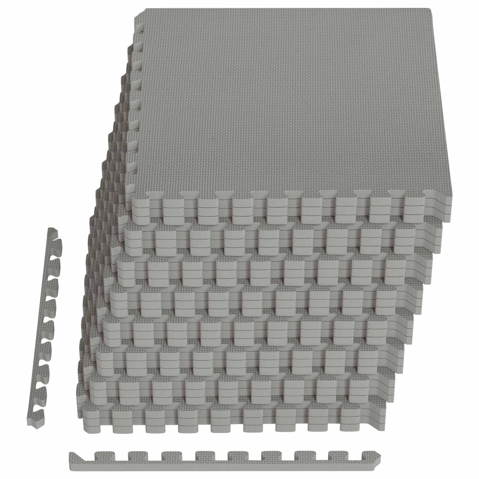 Zwembad Grondmat 24 pcs Grijs 8,64 m² EVA Schuim image 2