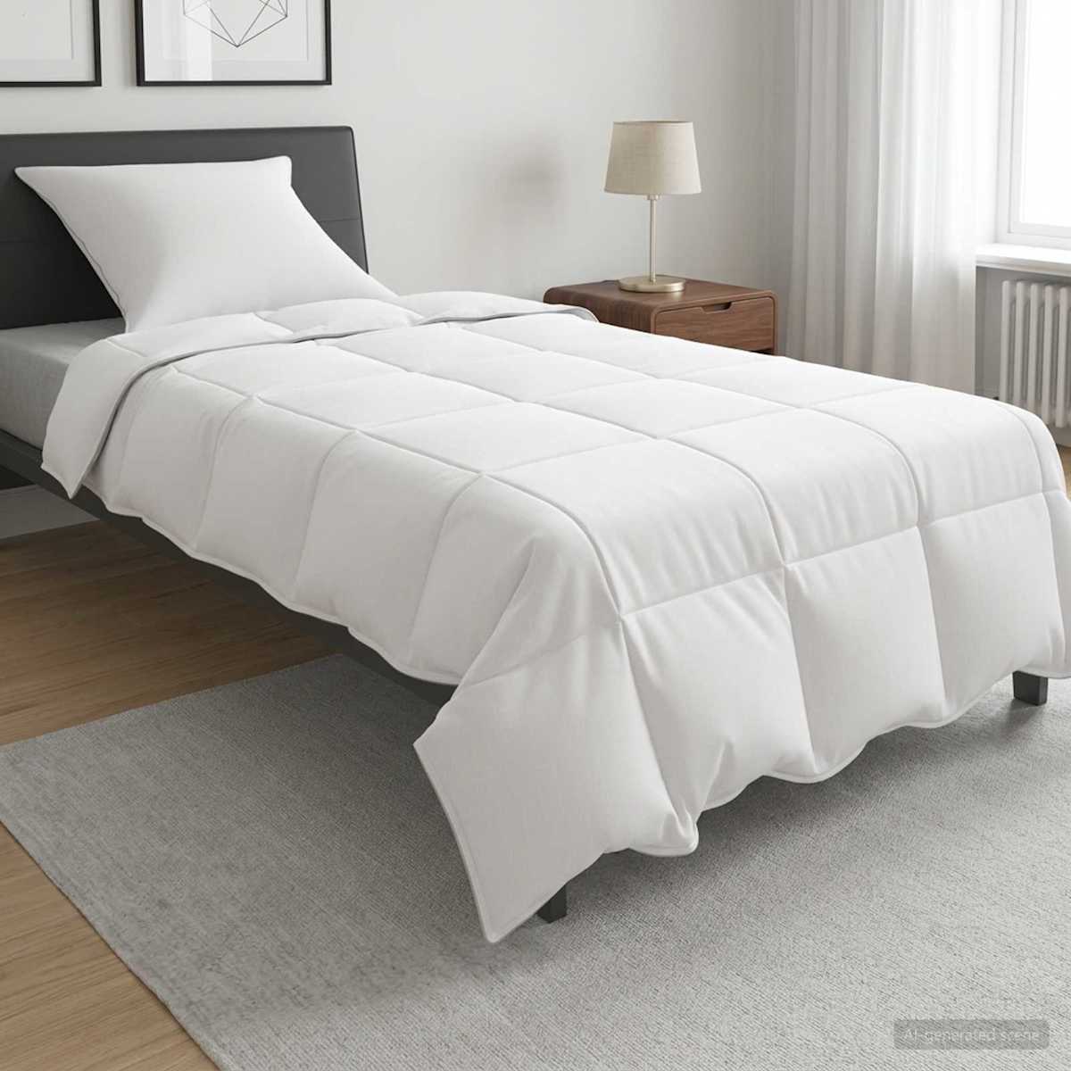 Duvet og Pude Sæt 2 stk. Sommer 1800 g/pc Hvid