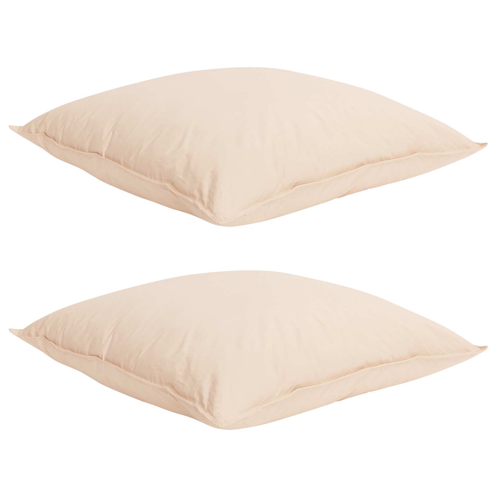 Dekbedset 2 st 200 x 200 cm Alle seizoenen Kapokvezel Beige image 3