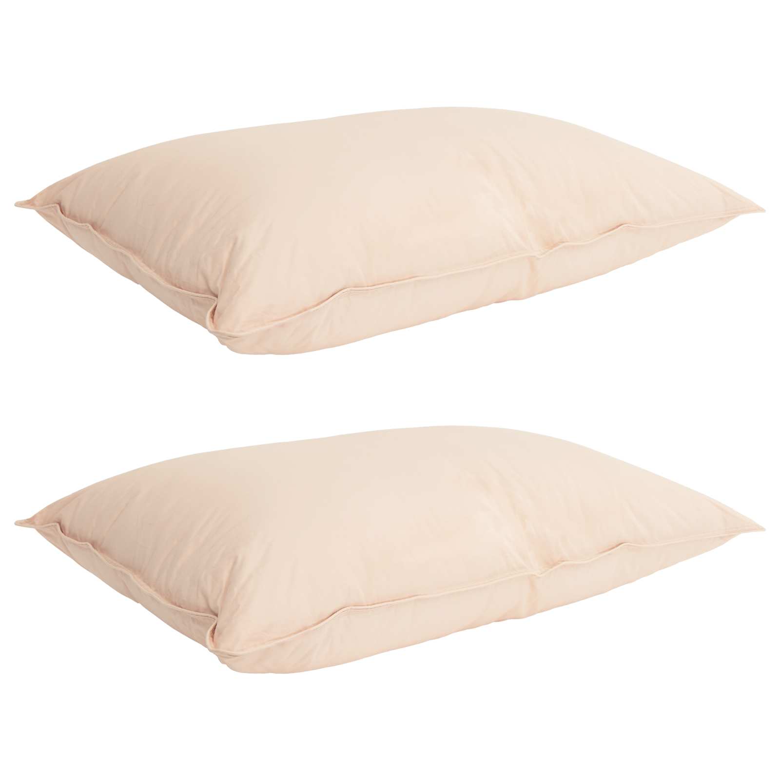 Dekbedset 2 st 200 x 200 cm 250 gsm Natuurlijke Kapok Beige image 3