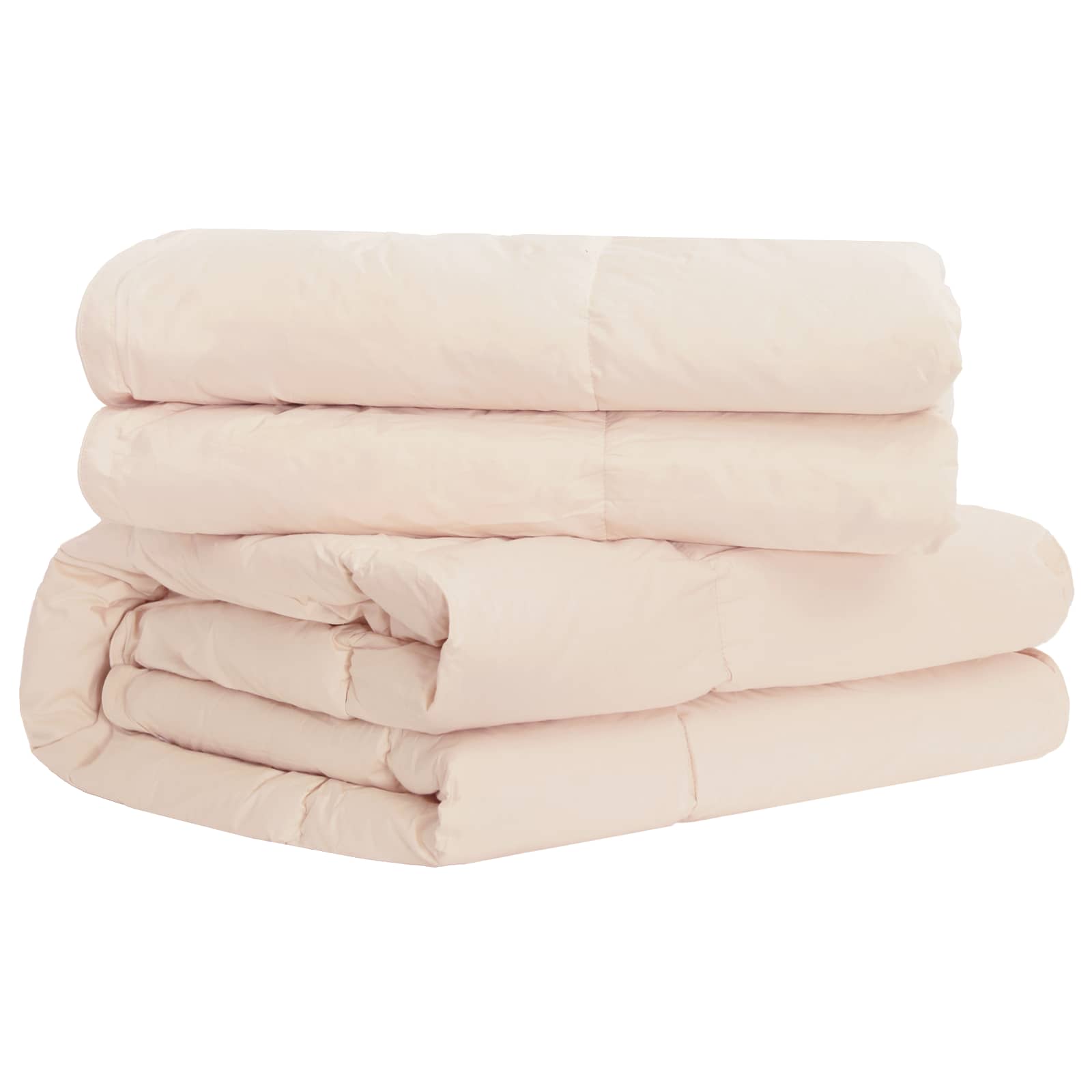 Dekbedset 2 st 260 x 220 cm Kapok en Polyester Beige image 4