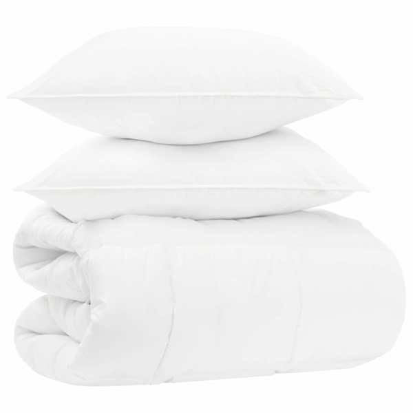 vidaXL Tekikomplekt 155 x 220 cm Ei 250gsm tekile, 130gsm padjale