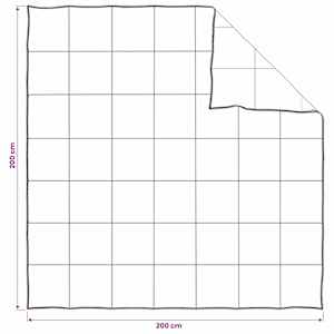 Sada přikrývek s polštářem Bílá 200 x 200 cm Polyester, Bambus - obrázek 7
