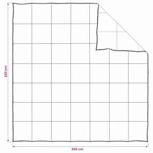 Sada přikrývek s polštářem Bílá 200 x 220 cm Polyester, Bambus - obrázek 7