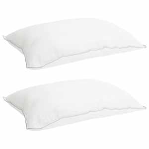 Sada přikrývek s polštářem Bílá 260 x 220 cm Polyester, Bambus - obrázek 3
