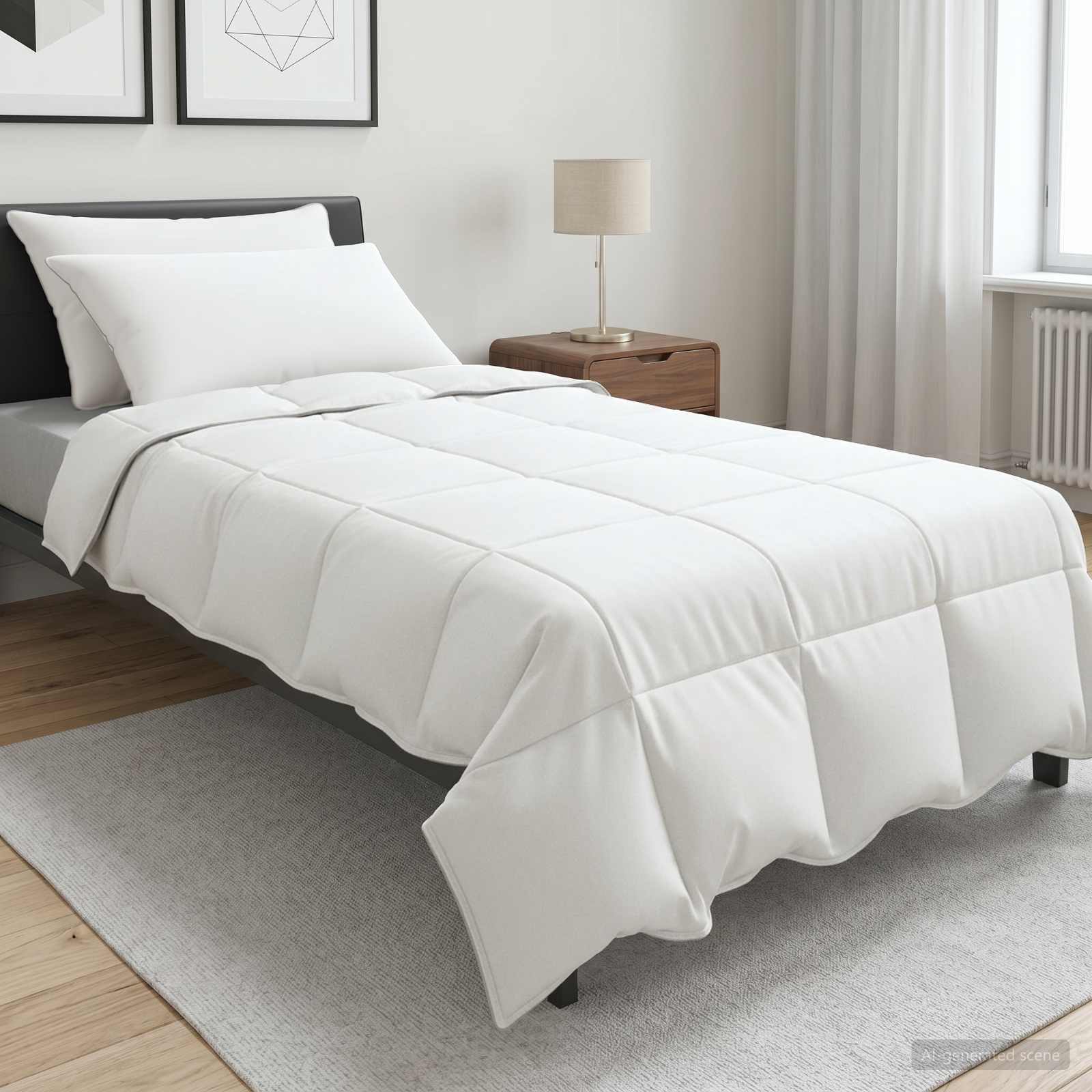 Dekbed en Hoofdkussen Set 3 st 155 x 220 cm Winter 1080 g/stuk image 1
