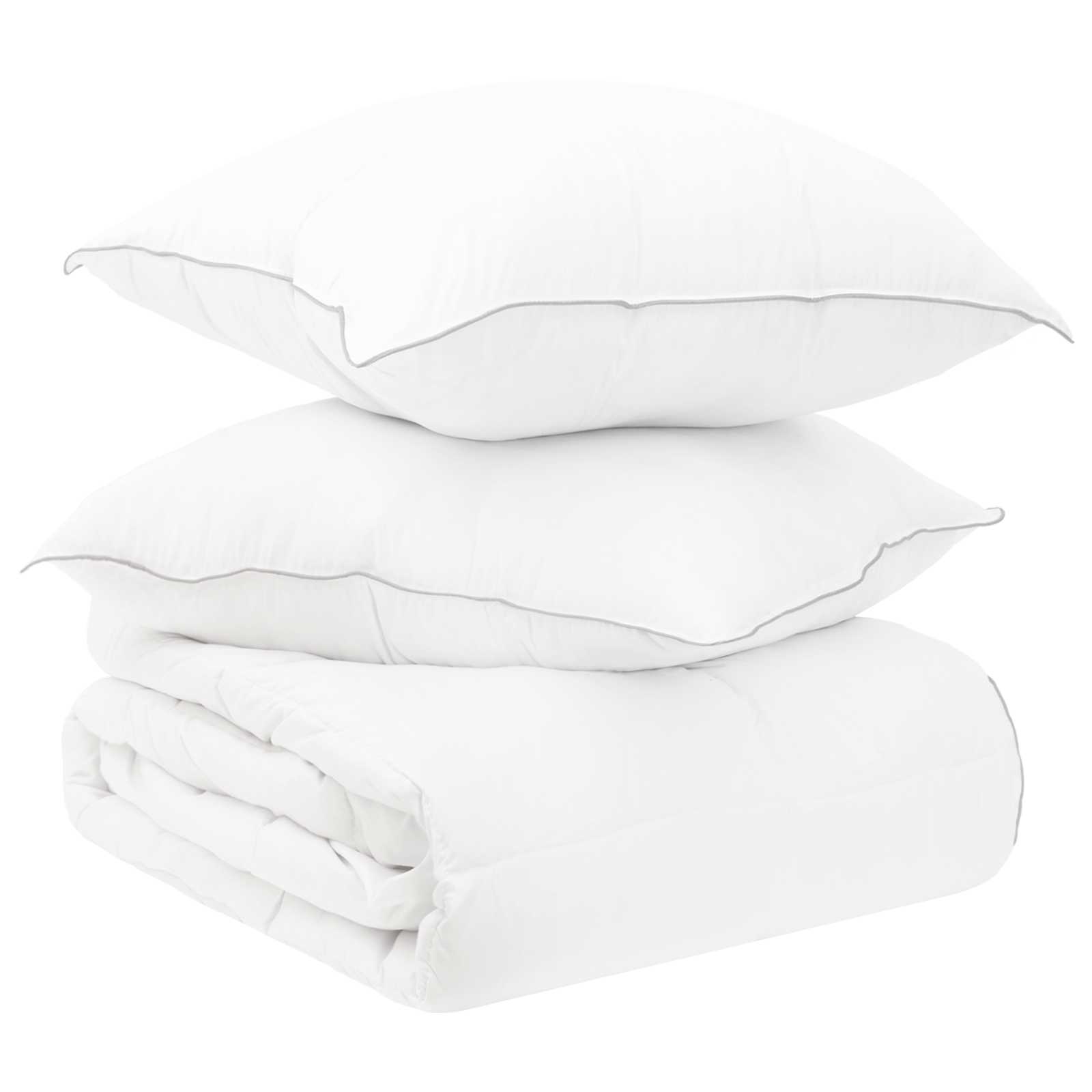 Dekbed en Hoofdkussen Set 3 st 155 x 220 cm Winter 1200 g/stuk image 1