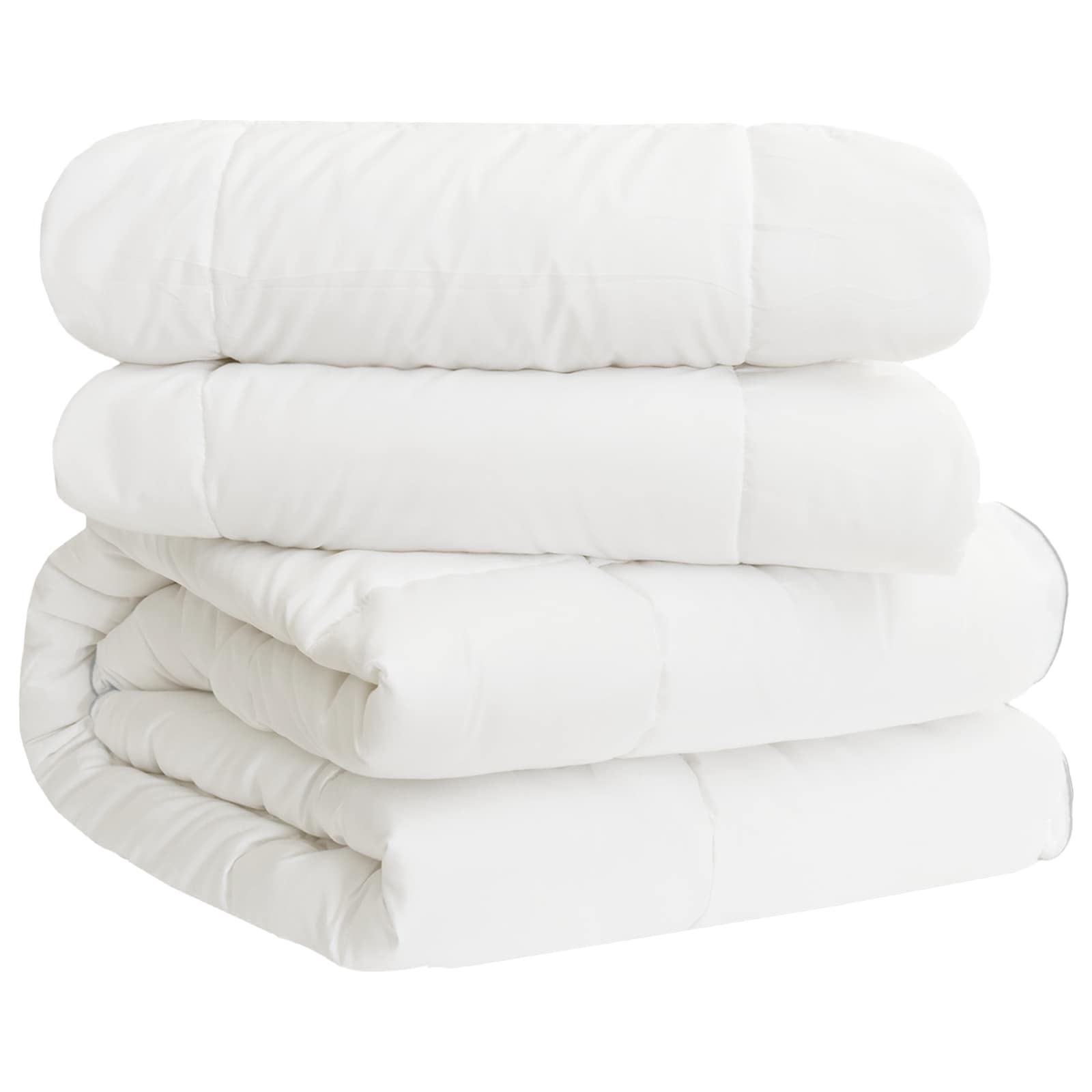 Dekbedset 3 st 200 x 200 cm Alle seizoenen Bamboe Wit image 4