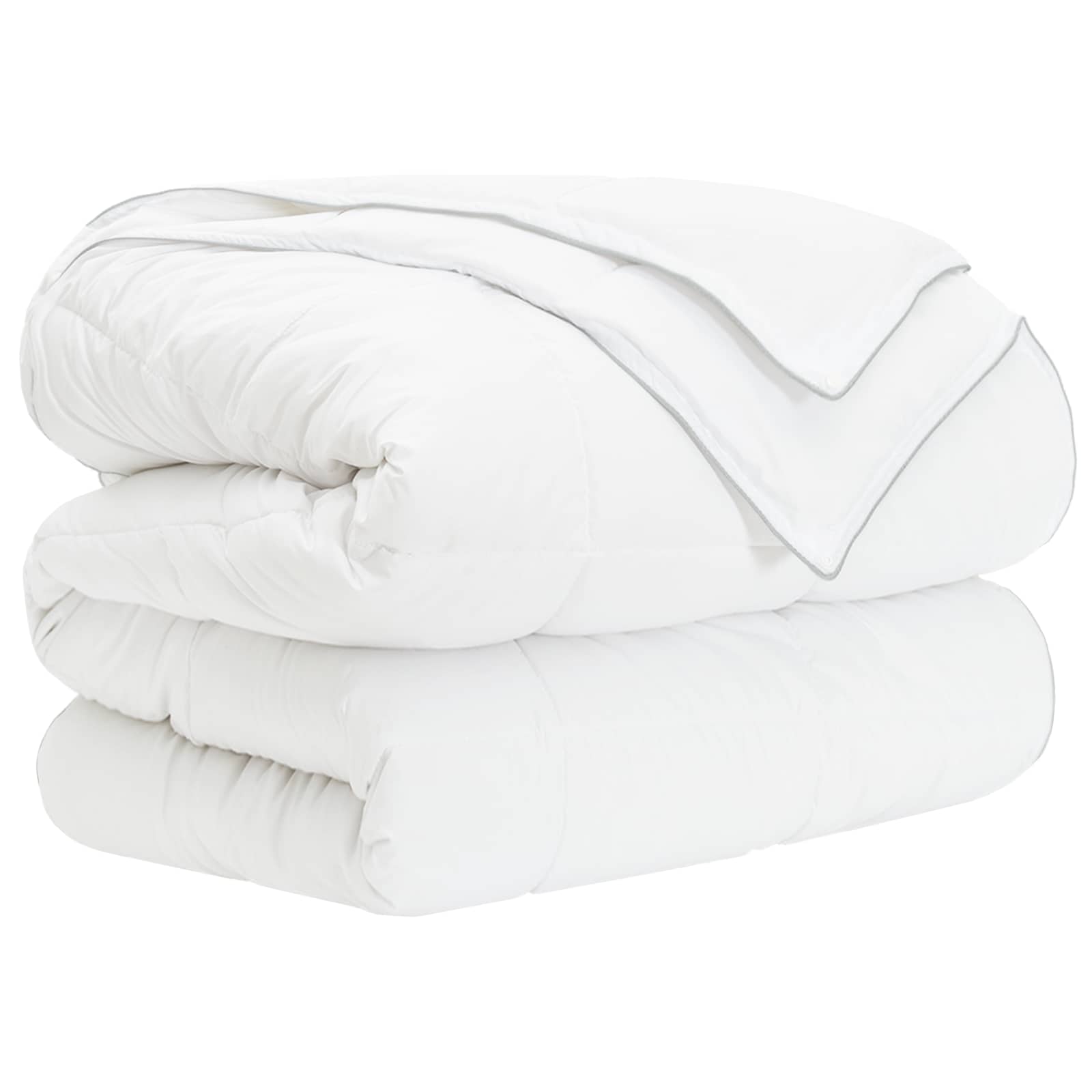 Dekbedset 3 st 200 x 220 cm Alle seizoenen Bamboe Wit image 2