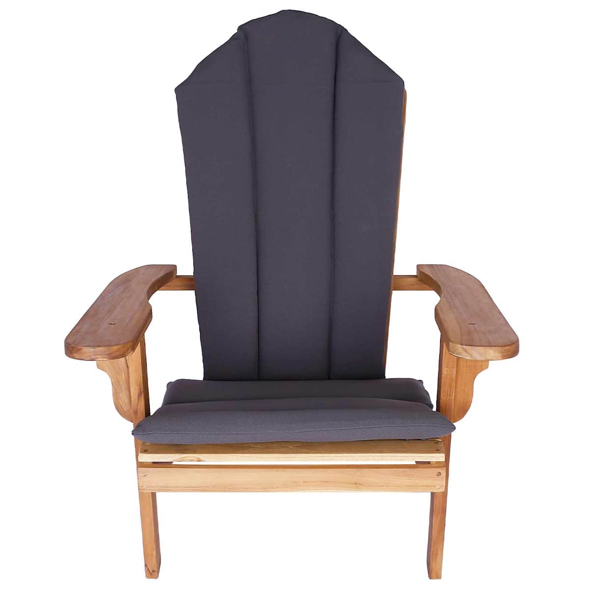 Have Adirondack Stol Naturfarvet Massiv Teaktræ - Billede 3