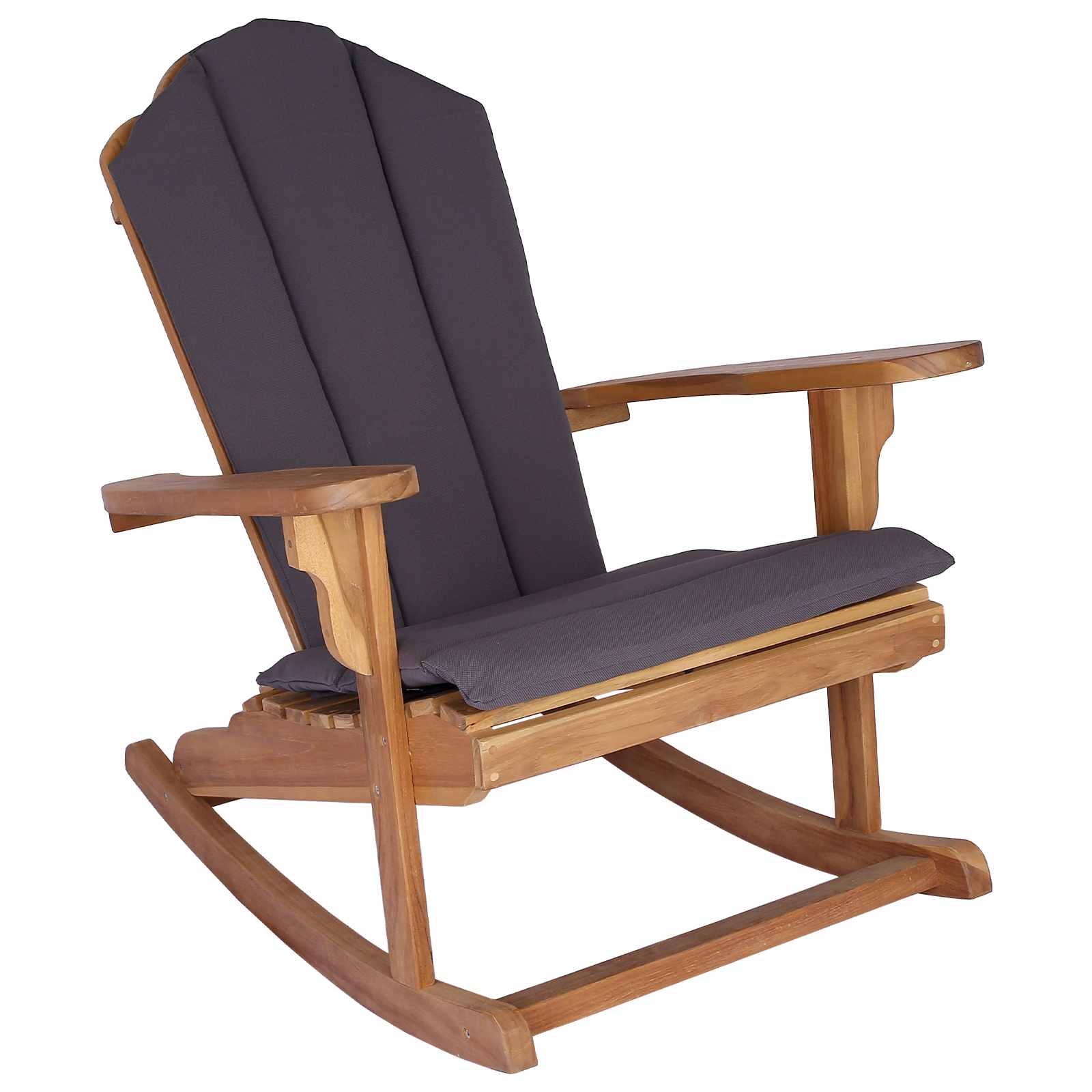 Градински люлеещ се стол Adirondack Натурално — изображение 2