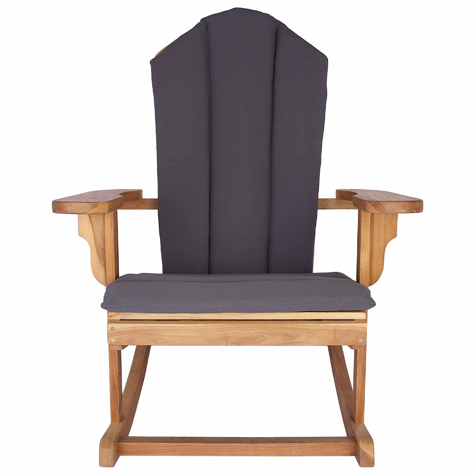 Градински люлеещ се стол Adirondack Натурално — изображение 3